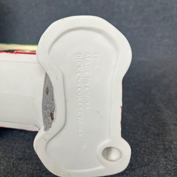 Dickens Collectibles Porcelain Covered Bridge Village Accessories 1998 With Box - Picture 5 of 7